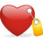 Tagged heart Icon